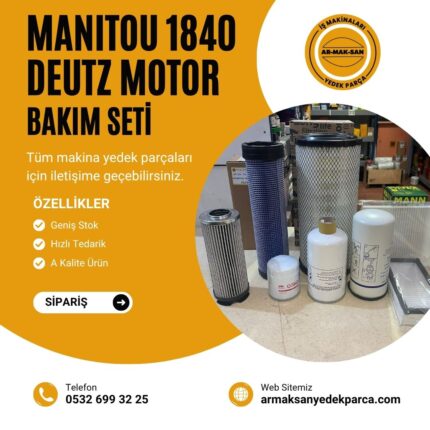 MANITOU 1840 DEUTZ MOTOR BAKIM SETİ